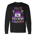 Pops Of The Brewing Baby Dad To Be Halloween Long Sleeve T-Shirt Gifts ideas