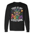 This Is My Purim Costume Jewish Holiday Mask Carnival Party Long Sleeve T-Shirt Gifts ideas