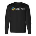 Python Programmer コンピューター デベロッパー 長袖tシャツ 長袖Tシャツ ギフトのアイデア