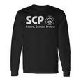 Scpファンデーション-Scp-セキュア・コンテインプロテクト 長袖Tシャツ ギフトのアイデア
