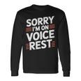 Sorry I'm Onoice Rest ボーカル合唱団の歌手休憩 長袖Tシャツ ギフトのアイデア