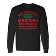 Sriracha ソース マヨ ホットチリソース おかしなルースター ソースパン 長袖Tシャツ ギフトのアイデア