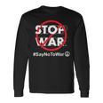 Stop Waray No To War Pleasetop Wars No War 長袖Tシャツ ギフトのアイデア