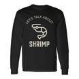 Lets Talk About Erinp おもしろエビ好き シーフードエビ 長袖Tシャツ ギフトのアイデア