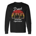Tractor Operator Shirts Job Title Professions Long Sleeve T-Shirt Gifts ideas