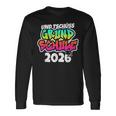 Und Tschüss Grundschule Geschafft Grundschule Abschluss 2026 Langarmshirts Geschenkideen