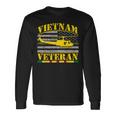 Vietnameteran Uh -1 Huey Helicopter Crew 長袖Tシャツ ギフトのアイデア