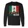 Viva Mexico ソンブレロ インディペンデンス メキシコ 国旗 メキシコ 長袖tシャツ 長袖Tシャツ ギフトのアイデア