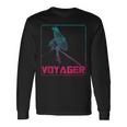 Voyager 宇宙探査機 宇宙船 太陽系 天文学 長袖Tシャツ ギフトのアイデア