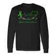 I Wear Green For Bipolar Disprder Awareness 長袖Tシャツ ギフトのアイデア