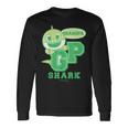 おじいちゃんシャーク・レトロ・ベイシャーク・サメもぞくプレゼント・キッズ・メンズ・ウーマンズ 長袖Tシャツ ギフトのアイデア