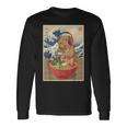 かわいい かわいい 日本人 ゲーマー 面白い ラーメン レトロ カピバラ 長袖Tシャツ ギフトのアイデア