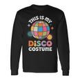 これは私のディスココスチュームrecto 1970年代のファンキーな面白いです 長袖Tシャツ ギフトのアイデア