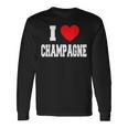アイ・ラブ・シャンパン 長袖Tシャツ ギフトのアイデア