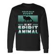 アジアンパームシベットは私のスピリットアニマルラバーです 長袖Tシャツ ギフトのアイデア