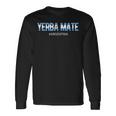アルゼンチン アルゼンチン国旗 メンズ レディース Camisa Té Yerba Mate 長袖Tシャツ ギフトのアイデア
