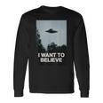 エイリアンufoアパレル「I Want To Believe」 長袖Tシャツ ギフトのアイデア