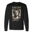 カエサル 古代ローマ ガイウス・ユリウス・カエサル ローマの歴史 長袖Tシャツ ギフトのアイデア