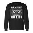 カセット No Music No Life Music Lover 長袖Tシャツ ギフトのアイデア
