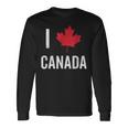 カナダ お土産 I Love Canada 長袖Tシャツ ギフトのアイデア