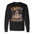 キャッピー・バースデー・カピバラ愛好家 バースデー・カピバラcappy Birthday 長袖Tシャツ ギフトのアイデア