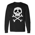 クラシック 宇宙 海賊 パンク スカル キャプテン ハロウィン 長袖tシャツ 長袖Tシャツ ギフトのアイデア