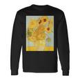ゴッホのひまわりアートアーティスト向け 長袖Tシャツ ギフトのアイデア