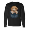 ゴールデンドゥードル 子犬 バッグ かわいい 犬 長袖Tシャツ ギフトのアイデア