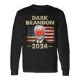 ダークブランドン・バイデン 2024 レトロフラッグ Usa ファニー ジョー・バイデン 長袖Tシャツ ギフトのアイデア