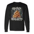 チキンナゲットシャツ 奇妙なチキンナゲット 長袖Tシャツ ギフトのアイデア