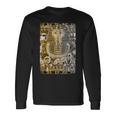 ツタンカーメン 古代エジプト ファラオ ツタンカーメン王 アンク 長袖Tシャツ ギフトのアイデア