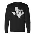 テキサスシルエットのept El Paso Txデザイン。 長袖Tシャツ ギフトのアイデア