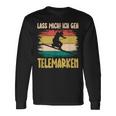 テレマーク Lass Mich Ich Geh Telemarken スキー 長袖Tシャツ ギフトのアイデア