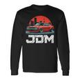 ディストレス Jdm レジェンド ドリフト レース レッドカー 東京スカイライン ギフト 長袖tシャツ 長袖Tシャツ ギフトのアイデア