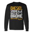 ディーゼルの煙で骨が折れる 長袖Tシャツ ギフトのアイデア