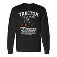 トラクター、トラクター、トラクター、農業 長袖Tシャツ ギフトのアイデア