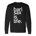バリトンサックス サックスプレイヤー サックスフォニストギフト 長袖Tシャツ ギフトのアイデア