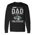 パパの誕生 新しいパパ ゲーム レベルパパのロック解除 長袖Tシャツ ギフトのアイデア