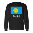 パラオの国旗 長袖Tシャツ ギフトのアイデア
