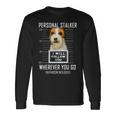 パーソナルストーカー犬ジャックラッセルテリア私はあなたに従います Jack Russell Terrier Dog 長袖tシャツ 長袖Tシャツ ギフトのアイデア