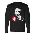 フィデル・カストロ・キューバ革命拳戦闘デモ 長袖Tシャツ ギフトのアイデア