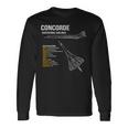ブリティッシュコンコルド旅客機 長袖Tシャツ ギフトのアイデア