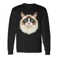ラグドール猫ラグドール猫猫ママ甘いラグドール猫 長袖Tシャツ ギフトのアイデア