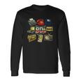 ヴィンテージ 1980年代 エレクトロニクス レトロ 楽しい スローバック 長袖Tシャツ ギフトのアイデア