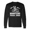 ヴィンテージ マウンテンバイク メンズ レディース バイカー Mtb トレイルバイク 長袖tシャツ 長袖Tシャツ ギフトのアイデア