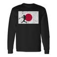 ヴィンテージ 野球 試合 リーグ 日本国旗 代表 選手 長袖Tシャツ ギフトのアイデア