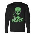 宇宙人 平和 Ufo 変な宇宙人 長袖Tシャツ ギフトのアイデア