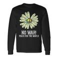 戦争なし、平和、反戦、戦争なし 長袖tシャツ 長袖Tシャツ ギフトのアイデア