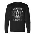 照明技術者 照明技術者 Lighting Crew 長袖Tシャツ ギフトのアイデア