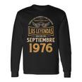 メンズ 誕生日プレゼント The Legends 1976年9月 長袖Tシャツ ギフトのアイデア